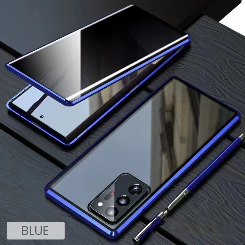 💥Mágneses edzett üveg kétoldalas telefon tok Samsung S23-S25 sorozathoz