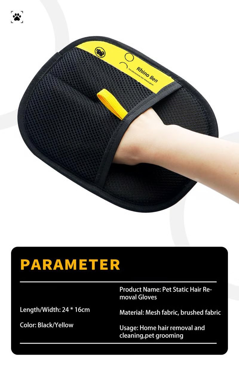 ✨⚡Újrafelhasználható antisztatikus kesztyűk állatszőr eltávolításához