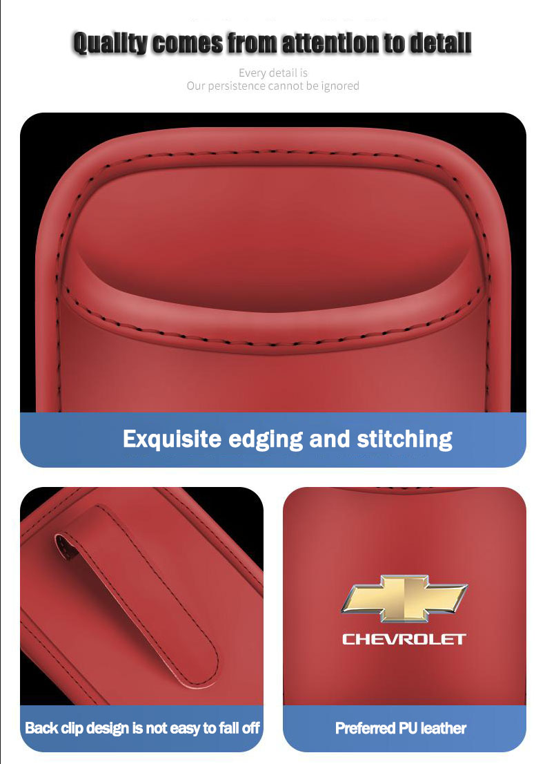 Bőr autós pohártartó szervező