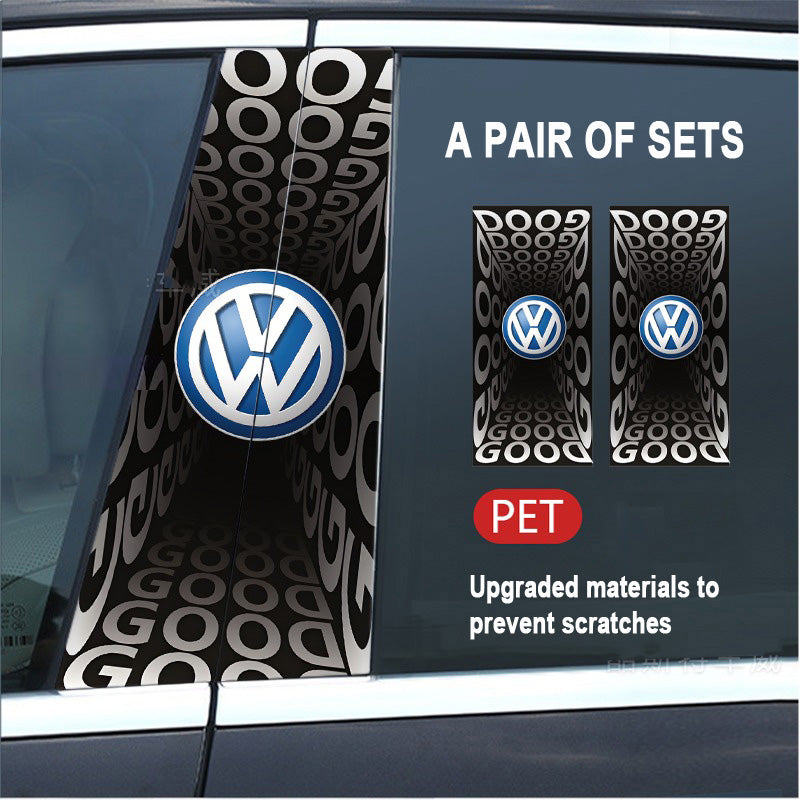 🔥Kiárusítás🔥2025-ös autó kreatív B-oszlop módosító HD védőfólia (2 db)