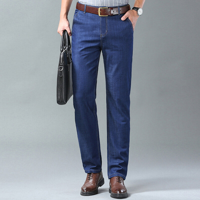 👖Férfi laza egyenes farmernadrág