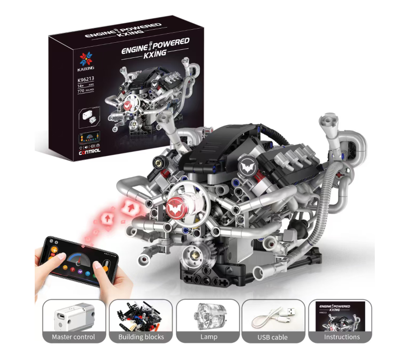 🔥 Dübörgő V8-as motor!