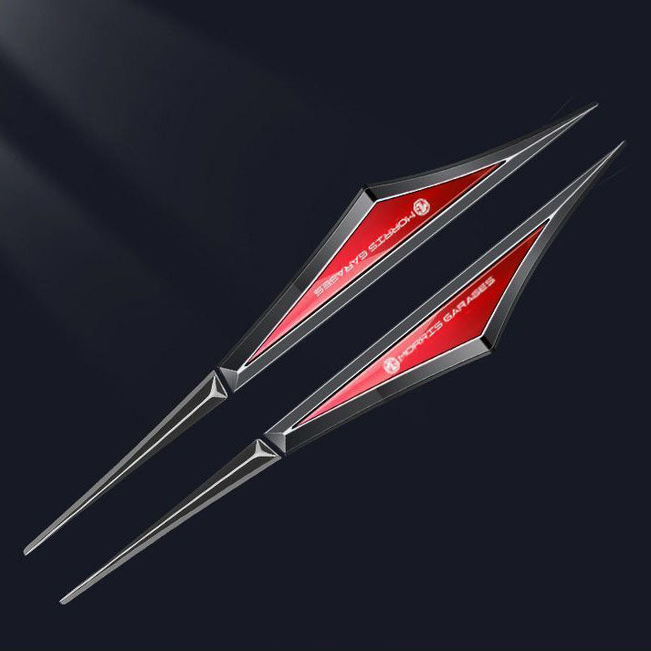 Kreatív horganyzott fém autómatricák✨2 db✨