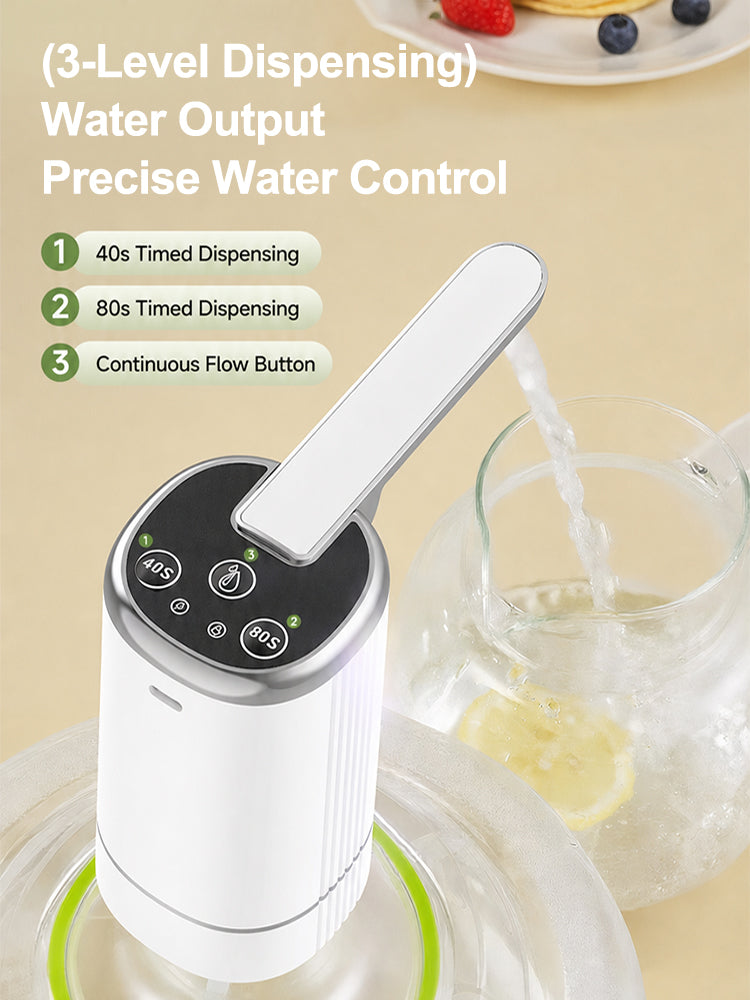 💧Automatikus vízpumpa vödrökhöz; összecsukható.