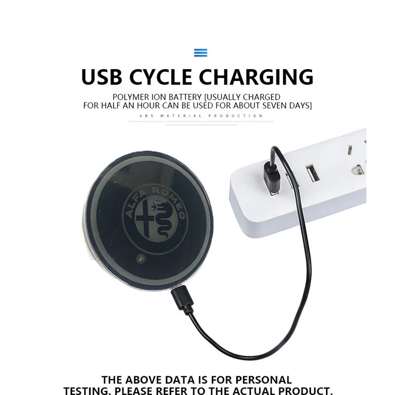 2 db LED-es autóalátét