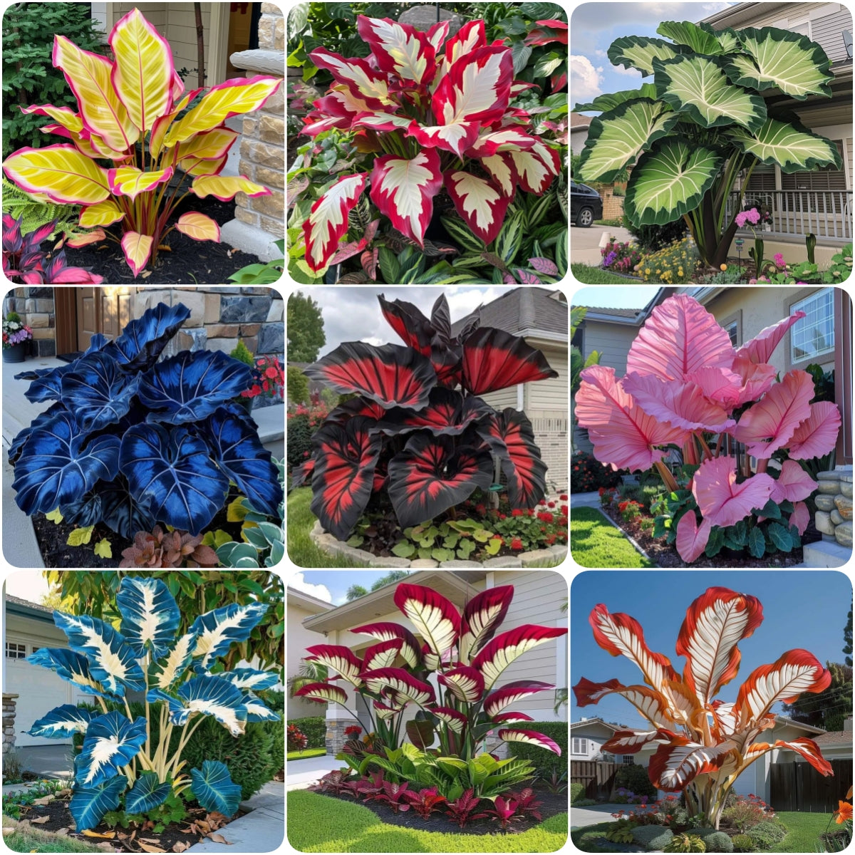 Északi zafír alokázia hagymák - Óriás🍃 Alakítsa át otthonát trópusi fenséggel