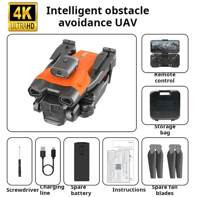 ❄🎄2025 Különleges ajánlat⛄🔔 4K Kamerás Drón Felnőtteknek, HS175D RC Quadcopter Automatikus Visszatérés funkcióval, Kövess engem, Kefe nélküli Motorral, Körrepüléssel, Útpontokkal, Magasságtartással, Fej nélküli Üzemmóddal, 28 Perc Repülési Idővel! !