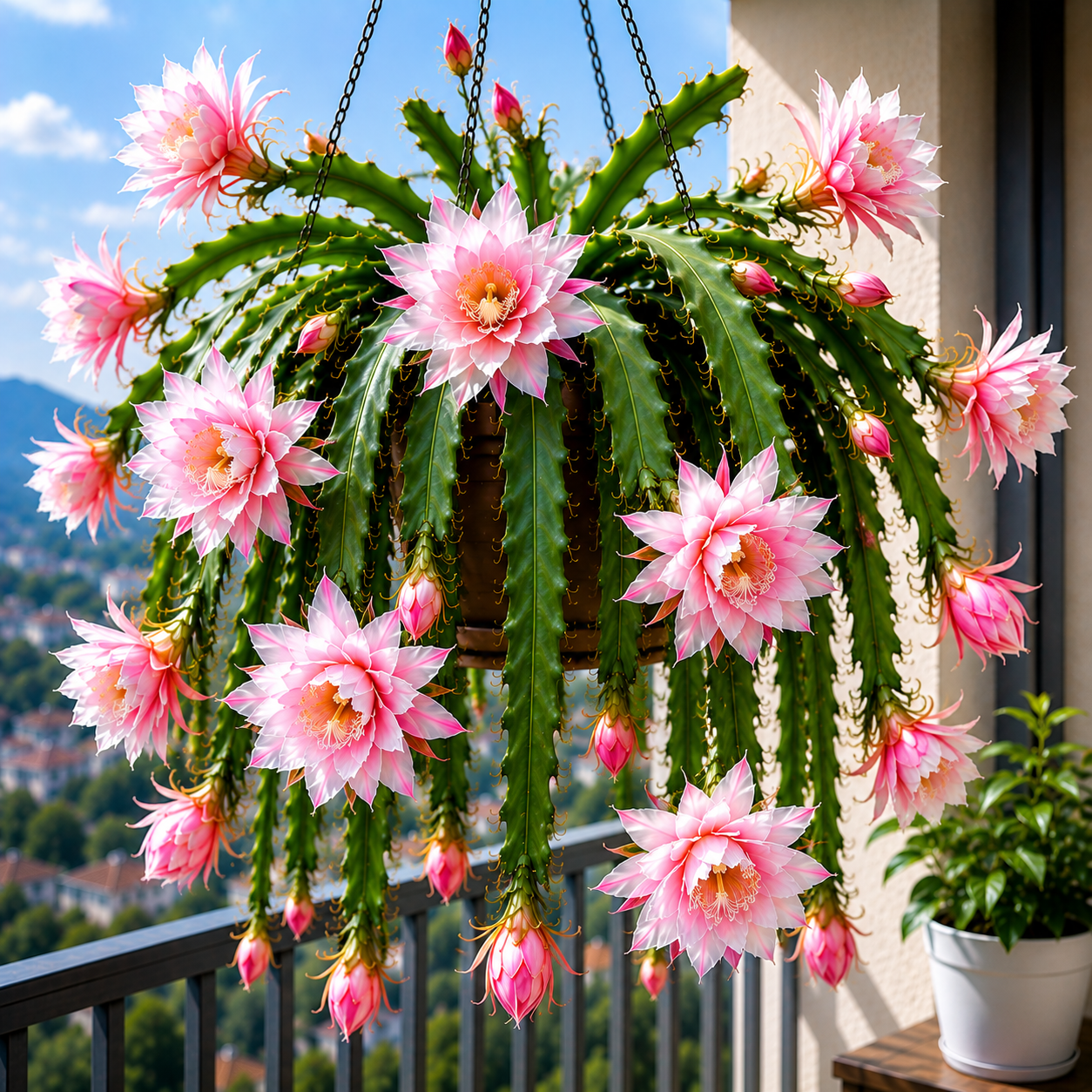 💫 Ritka Epiphyllum orchideakaktusz 🌸 A ritka virág, amelyet mindenki megcsodál