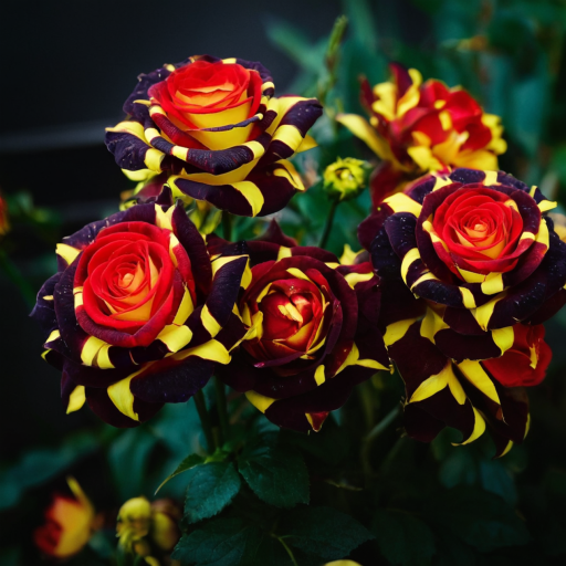 Ritka rózsa 'Firebird' - Szerelemvirág