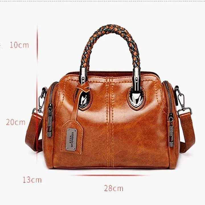 Nagy kapacitású női bőrtáska