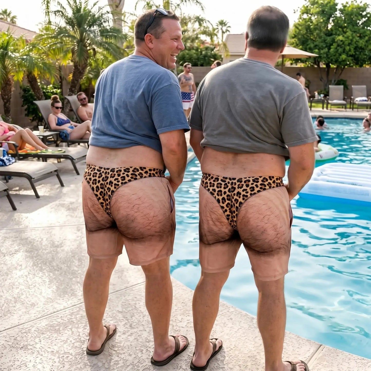 A mókás "Cheeky Commando" úszónadrág garantáltan kétszer is meg fogja nézni az embert!