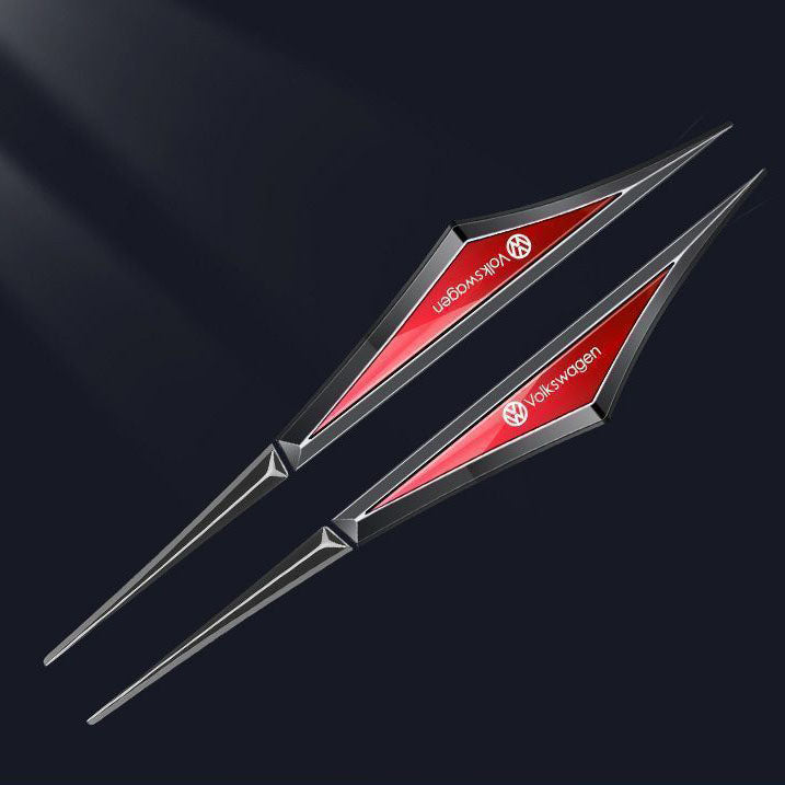 Kreatív horganyzott fém autómatricák✨2 db✨