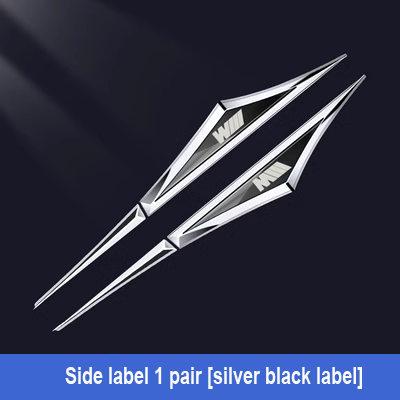 Kreatív horganyzott fém autómatricák✨2 db✨