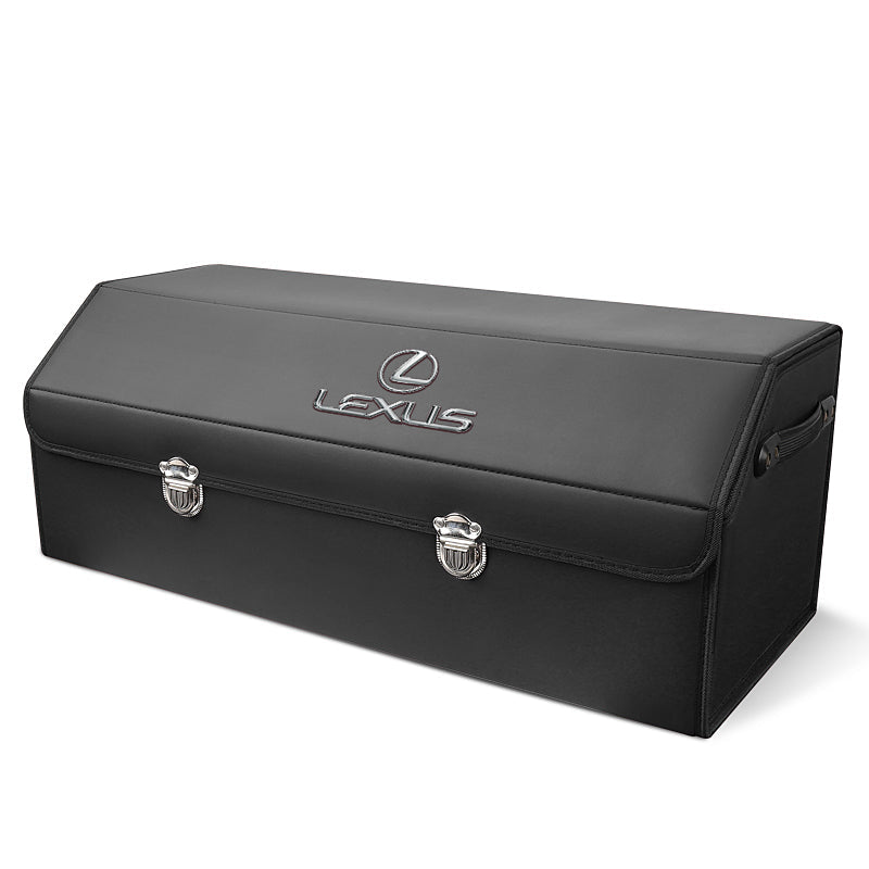 Bőr tárolórekesz az autó csomagtartójába