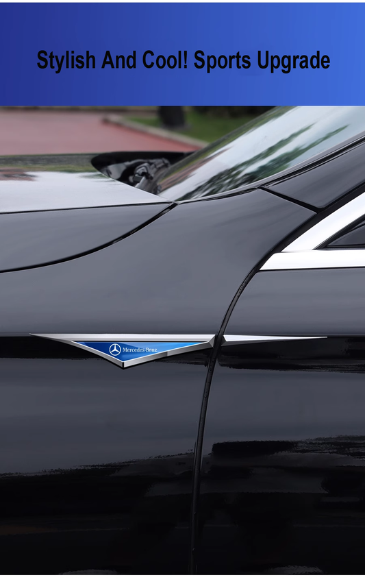 Kreatív horganyzott fém autómatricák✨2 db✨