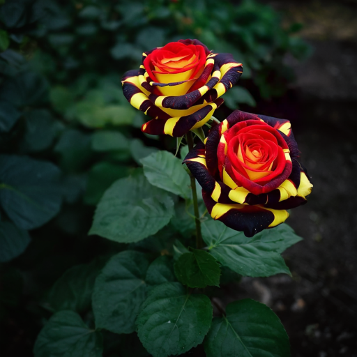 Ritka rózsa 'Firebird' - Szerelemvirág