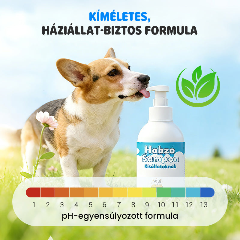 🐱 Gyengéd, Növényi Alapú Dezodoráló Hab Háziállatoknak