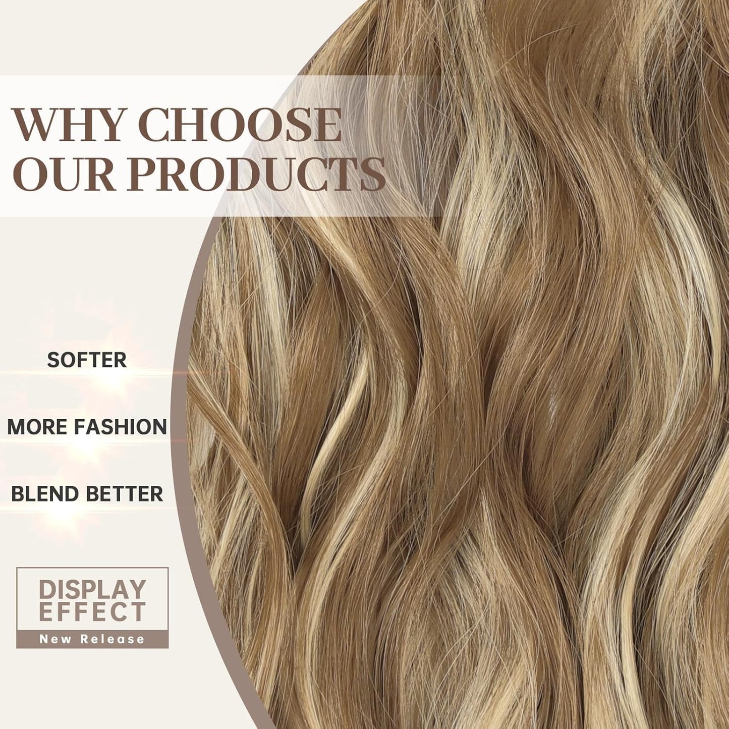 💖 50% KEDVEZMÉNY MOST! 💁 Nők Gradiens Hosszú Hullámos Paróka - Természetes Hatású, Állítható Sapkával, Hőálló Szálakkal a Napi Stílushoz 🌟📦