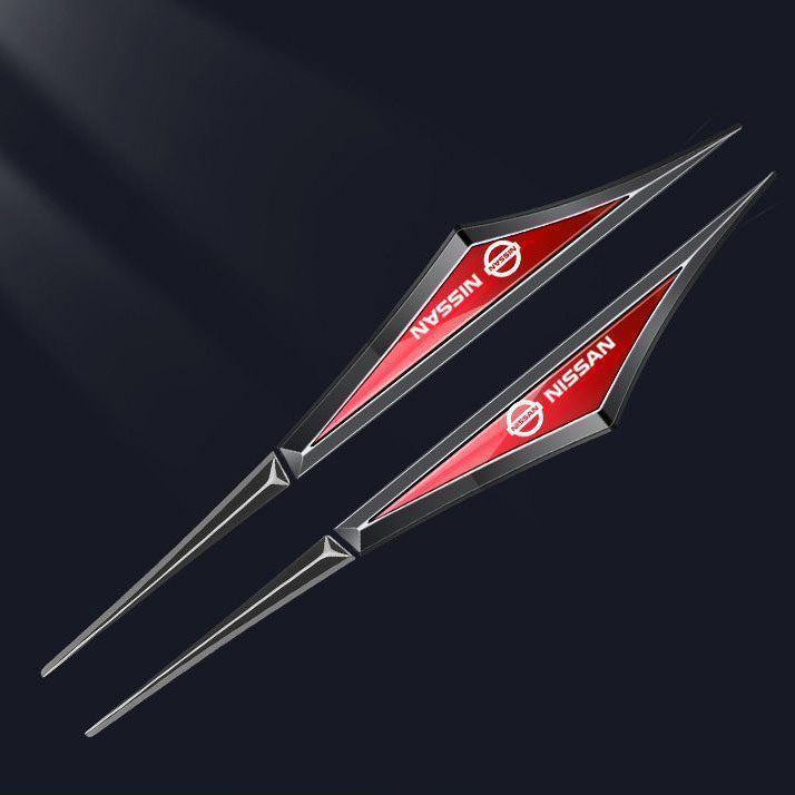 Kreatív horganyzott fém autómatricák✨2 db✨