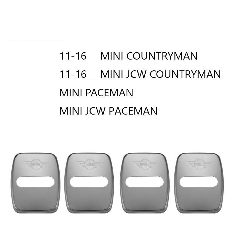 Forró Akció ✨50% Kedvezmény ✨Rozsdamentes Acél Korróziógátló Autó Ajtózár Védőburkolat 🔥4 db 🔥