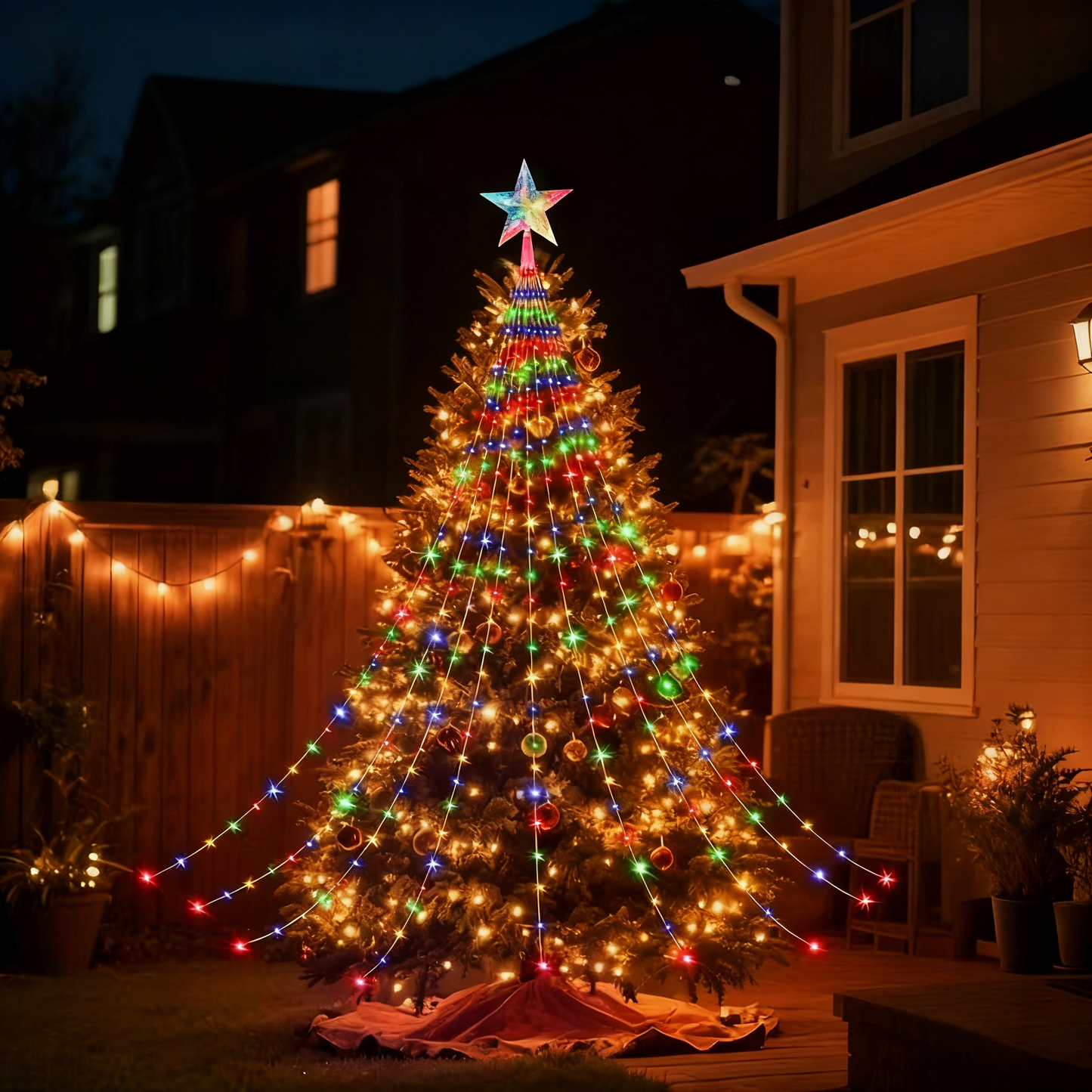 🎁Korai ünnepi akció 50% kedvezménnyel🎄Starlight Cascade karácsonyi fények