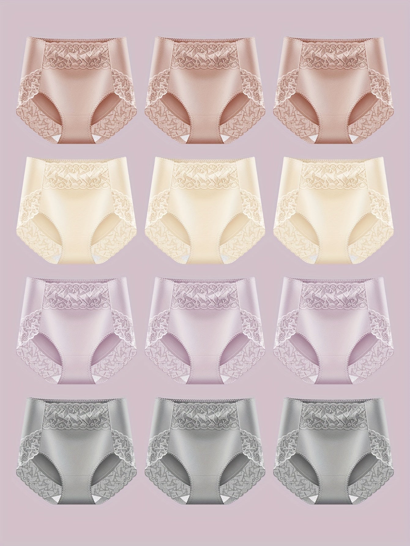 【Vásároljon 6-ot, kap 6-ot ingyen】Pamut, higroszkópos, antibakteriális, magas derekú karcsúsító fehérnemű