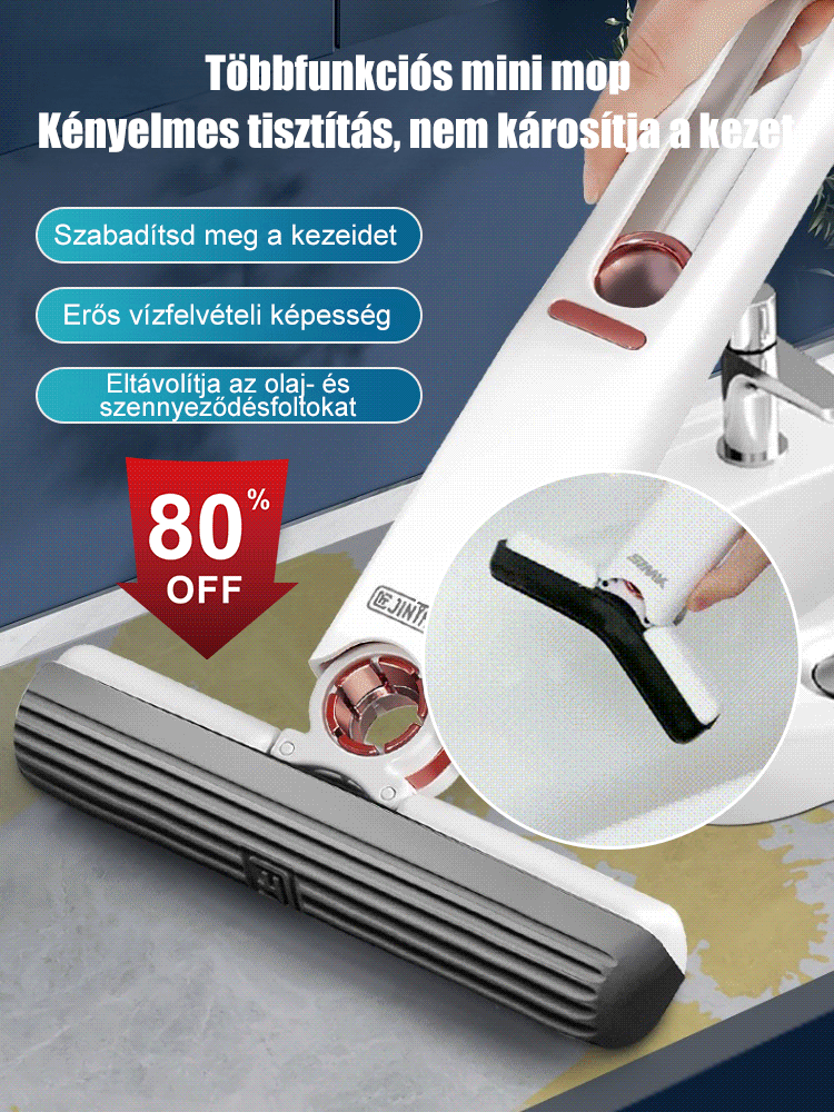 Kéz nélküli mini mop