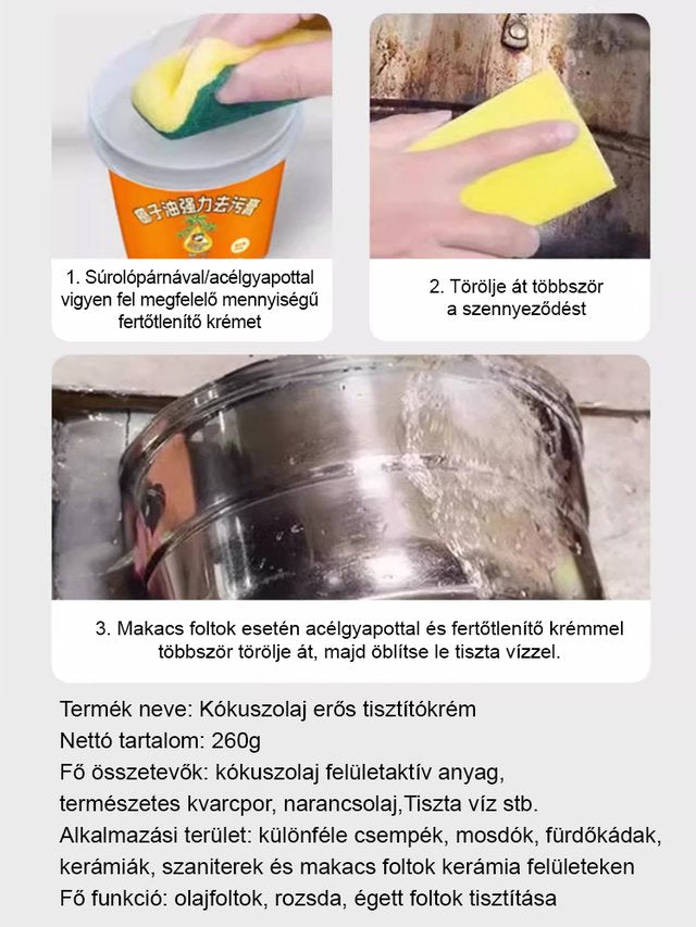 Sima és fényes! [Kókuszolaj folteltávolító]