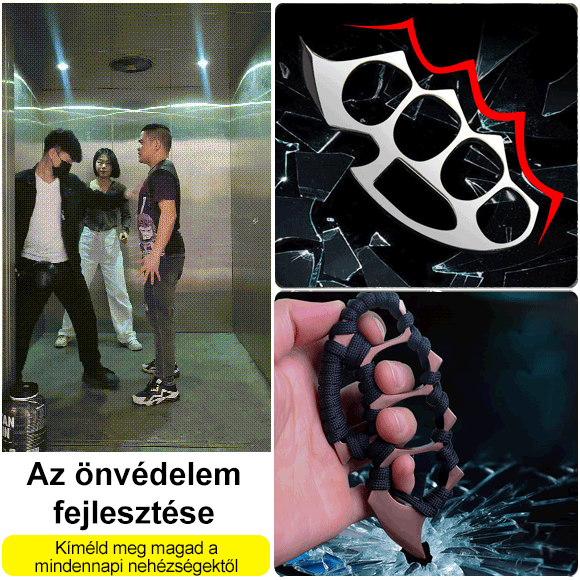 【Önvédelemhez szükséges】Autós önvédelmi ablakbetörő ököl