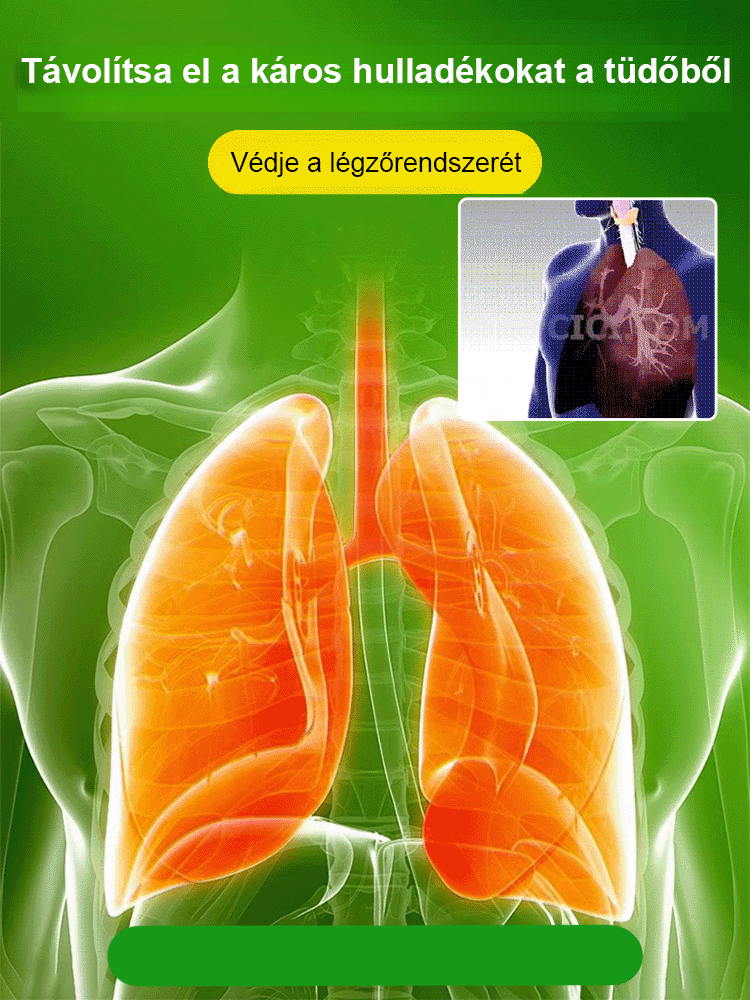 Tüdővédő aranygyémánt zöld növény