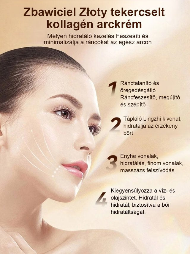 Arany Újraépített Kollagén Ránctalanító Krém