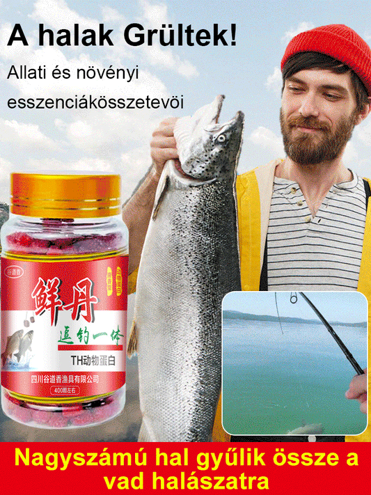 【Csali és etető egyben】 Friss Dánia lusta ember granulált halcsali