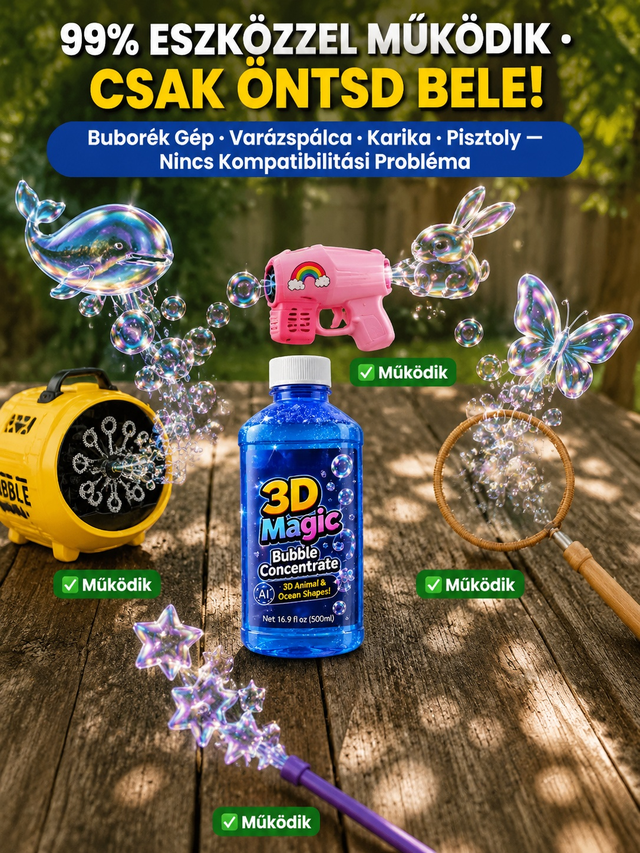 Varázslatos buborékkoncentrátum