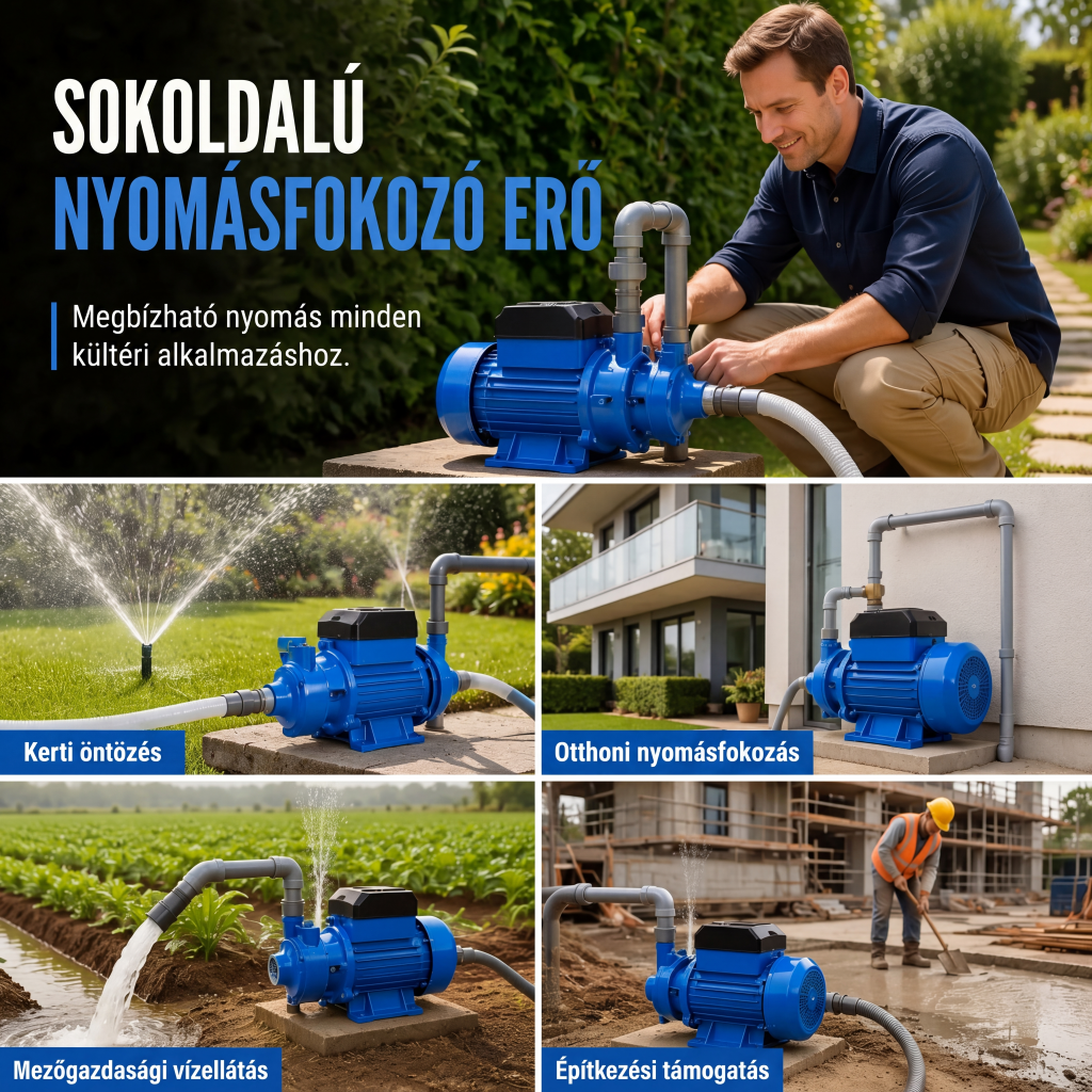 🔄 Önszívó víznyomás-fokozó szivattyú