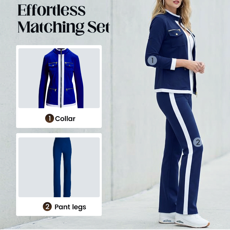 ✨ Női Sportos Elegáns Melegítőszett – Kényelmes & Stílusos, Minden Alkalomra 🌿