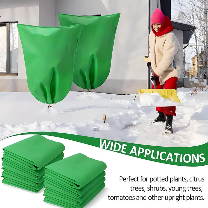 🔥【4darab】❄️Vastagított növényi hidegálló zsákok, fagyálló és rovarálló zsákok, -30°C-ig ellenállóak