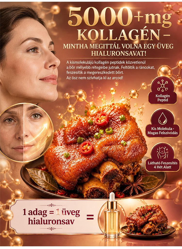Célzott anti-glikán: 0 cukor kollagén mangalica főtt sertésláb