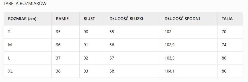 Női ujjatlan felső és hosszú nadrág