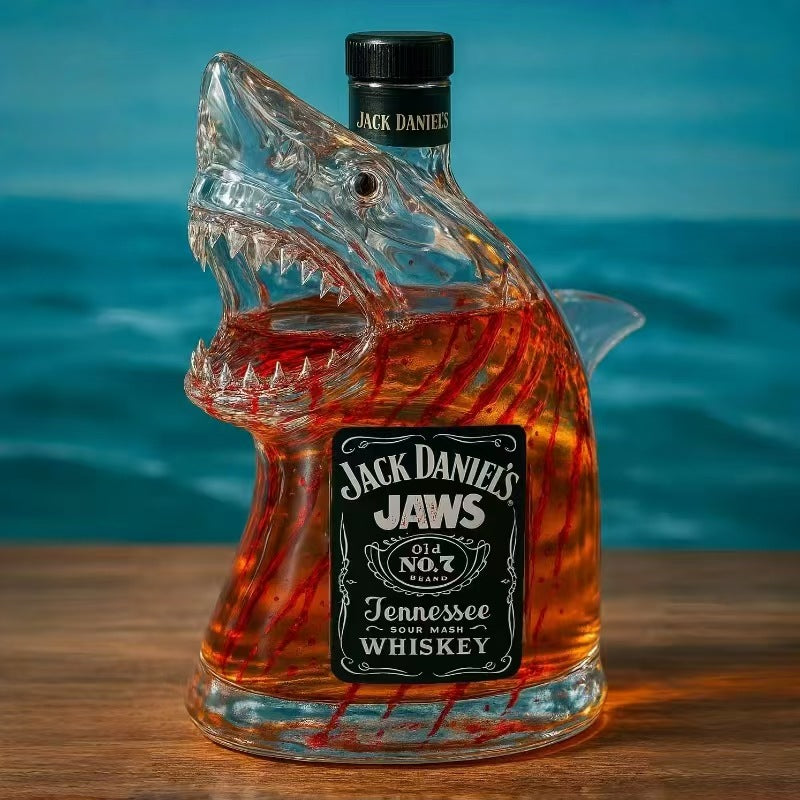 Jaws évfordulós kiadású whiskysüveg
