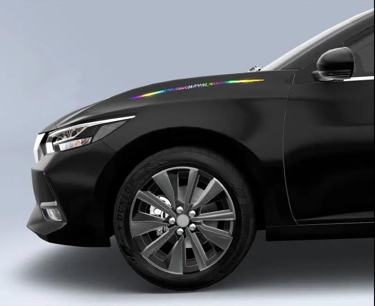 3D színes lézerfényvisszaverő autómatricák 4 db