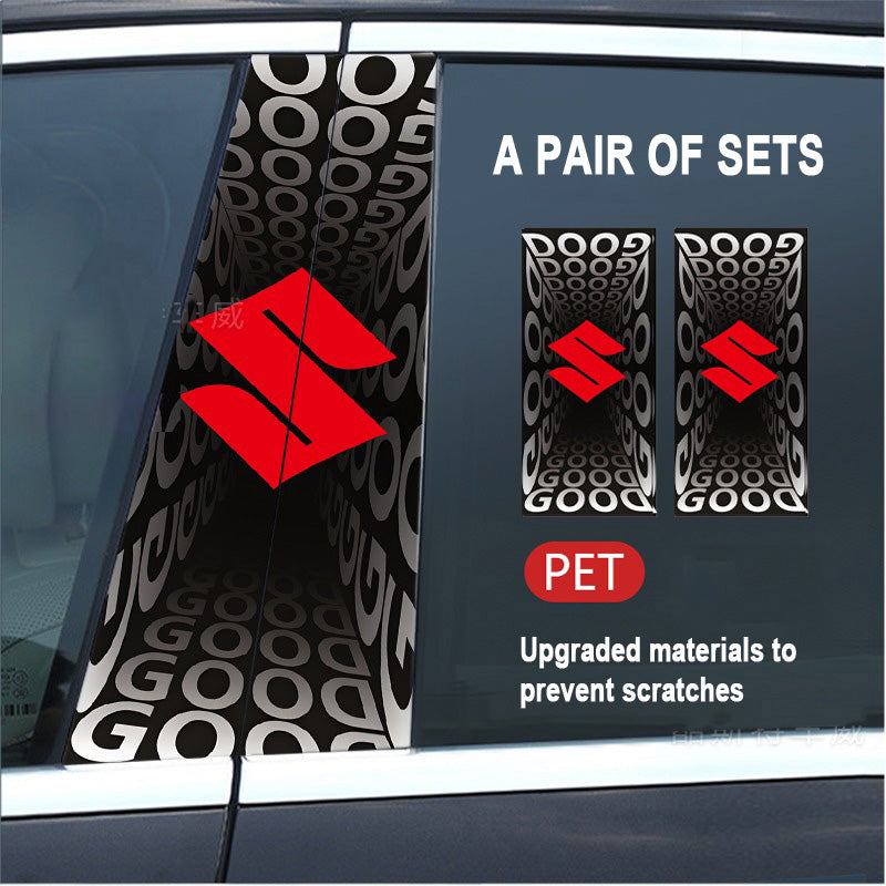 🔥Kiárusítás🔥2025-ös autó kreatív B-oszlop módosító HD védőfólia (2 db)