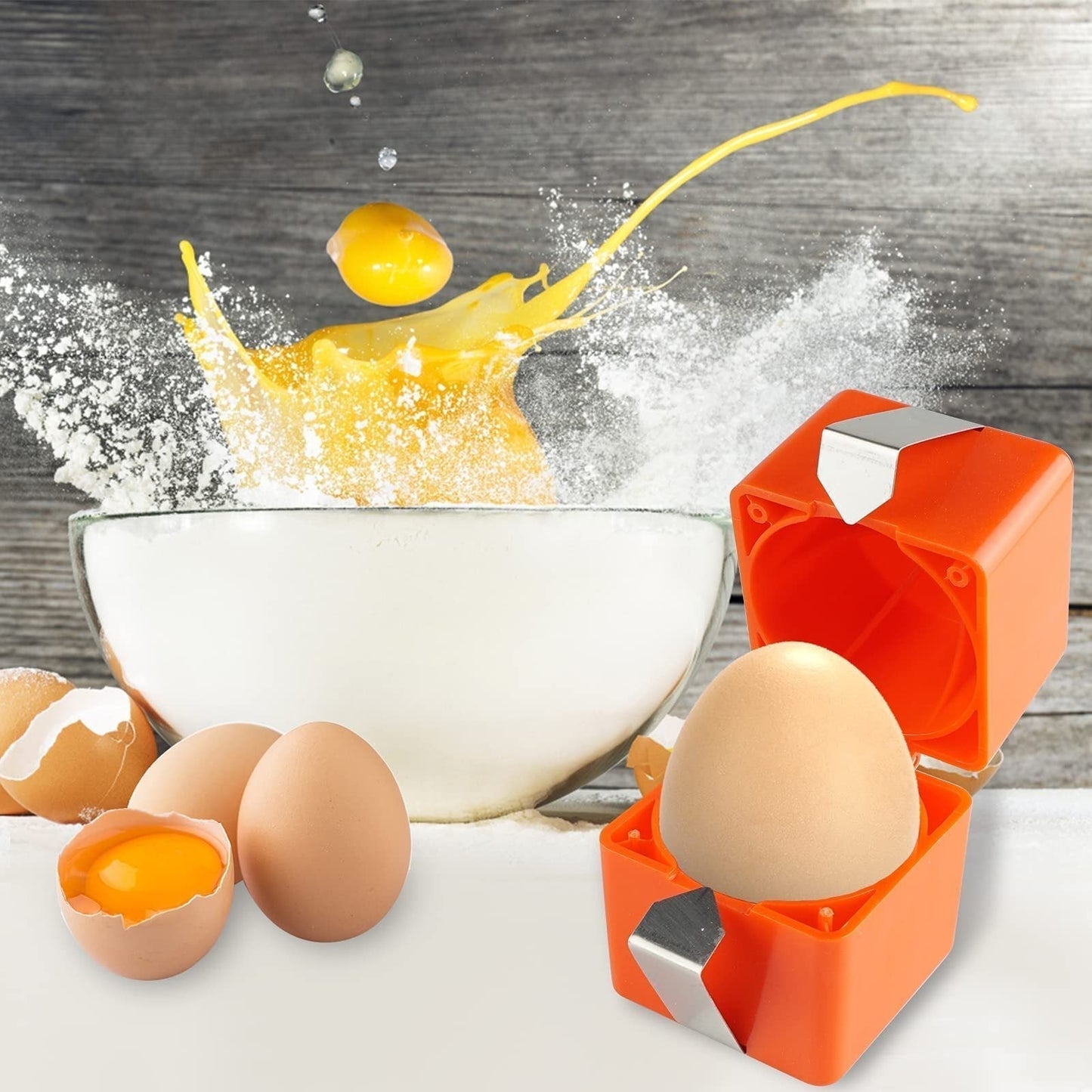 🍳 Gyors tojásfeltörő eszköz – Több száz tojást nyithatsz meg gyorsabban és tisztábban 🔥