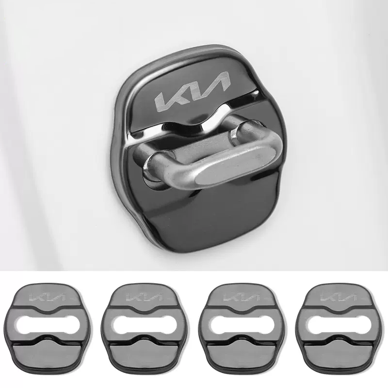 Forró Akció ✨50% Kedvezmény ✨Rozsdamentes Acél Korróziógátló Autó Ajtózár Védőburkolat 🔥4 db 🔥