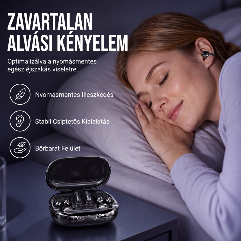 6 az 1-ben vezeték nélküli alvási fülhallgató töltőtokkal