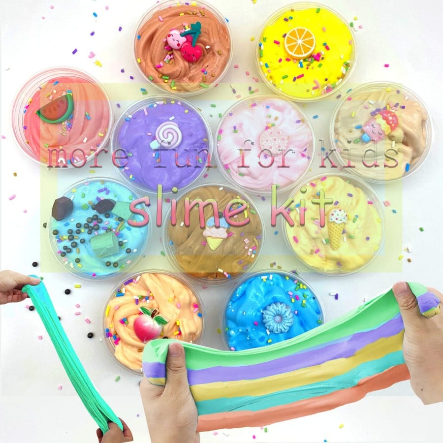 🌿🎁 Szuper agyag szlím DIY Puha és rugalmas agyag Illatos szlím Érzékszervi agyag 🥰