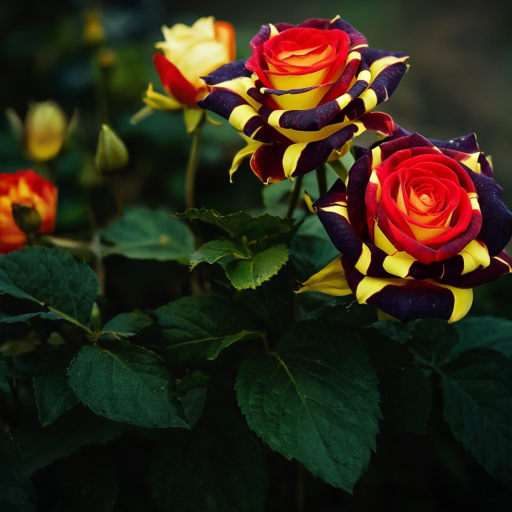 Ritka rózsa 'Firebird' - Szerelemvirág