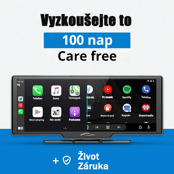 Autós táblagép intelligens audio- és videorendszere (Pro MaxTM 2025-ös modell).