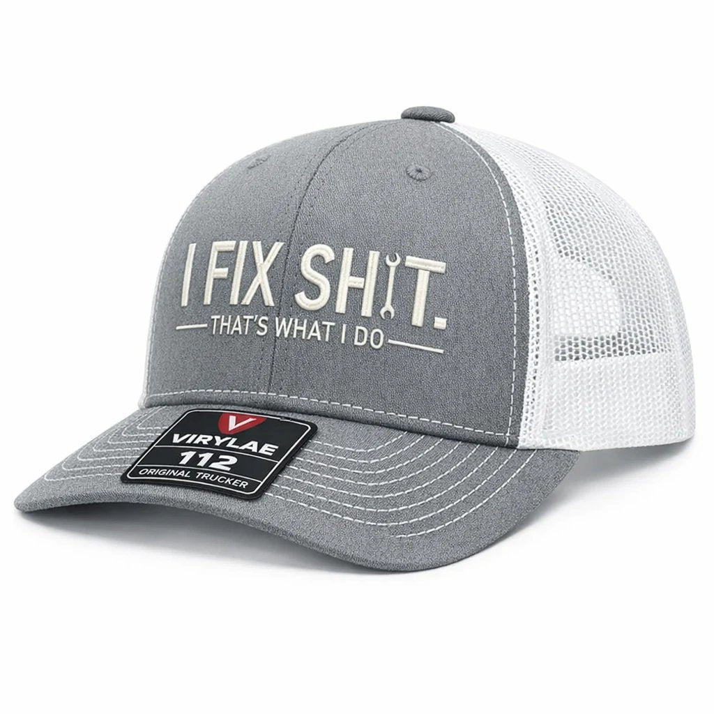 kamionos és szerelő sapka – I Fix Shit Trucker Sapka