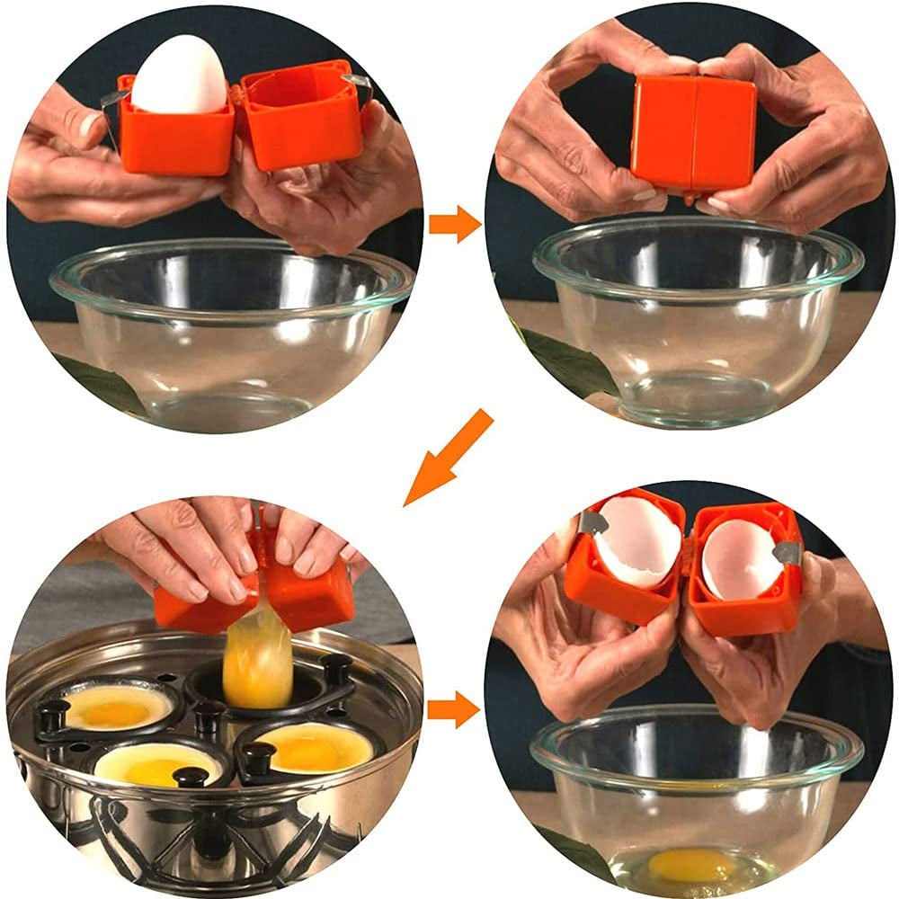 🍳 Gyors tojásfeltörő eszköz – Több száz tojást nyithatsz meg gyorsabban és tisztábban 🔥