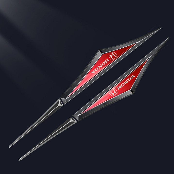 Kreatív horganyzott fém autómatricák✨2 db✨